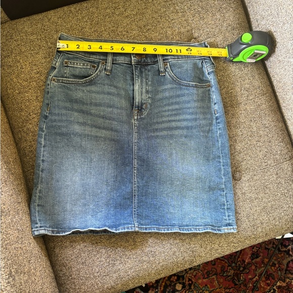J Crew Denim Mini Skirt Size 2 XS Worn Once - Picture 3 of 5